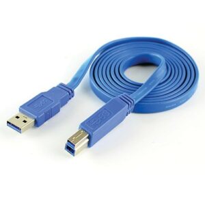 CABLE CLIPTEC 120 FLAT USB3 IMPRESORA AM A BM 1.5M
