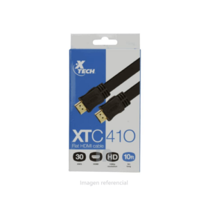CABLE XTC-410 CABLE HDMI PLANO 10FT- NEGRO 3M.