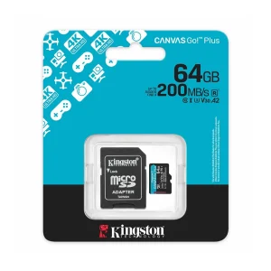 Tarjeta de memoria Kingston 64GB - 200MB/S