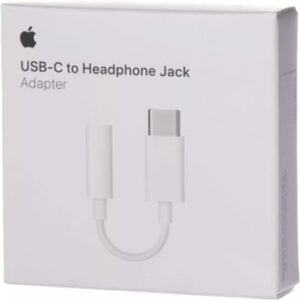 Adaptador de conector para auriculares USB-C a 3,5 mm ORIGINAL Apple 