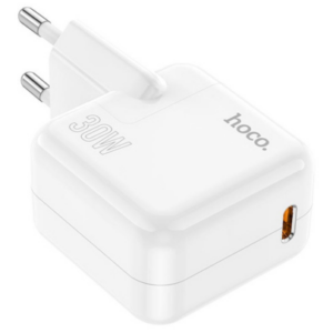 HOCO C112A CARGADOR DE PARED ADVANTAGE USB-C EU 30W WHITE