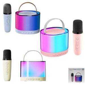 Parlante Bluetooth Karaoke Con Micrófono K52 / Luces Led RGB / MicroSD / AUX 3.5MM