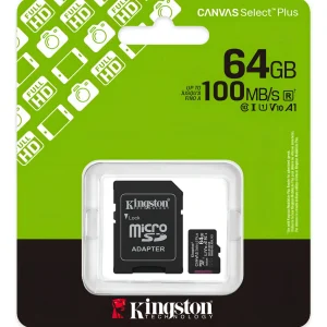 Tarjeta de memoria Kingston 64GB - 100MB/s