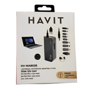 Cargador universal para notebook Havit HV-NA8028 70w
