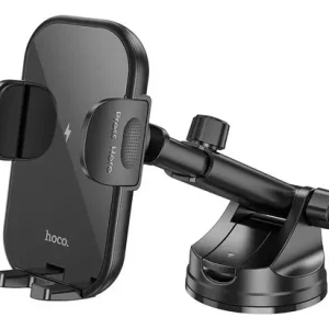 Soporte de auto HOCO con ventosa y carga inalámbrica HW5